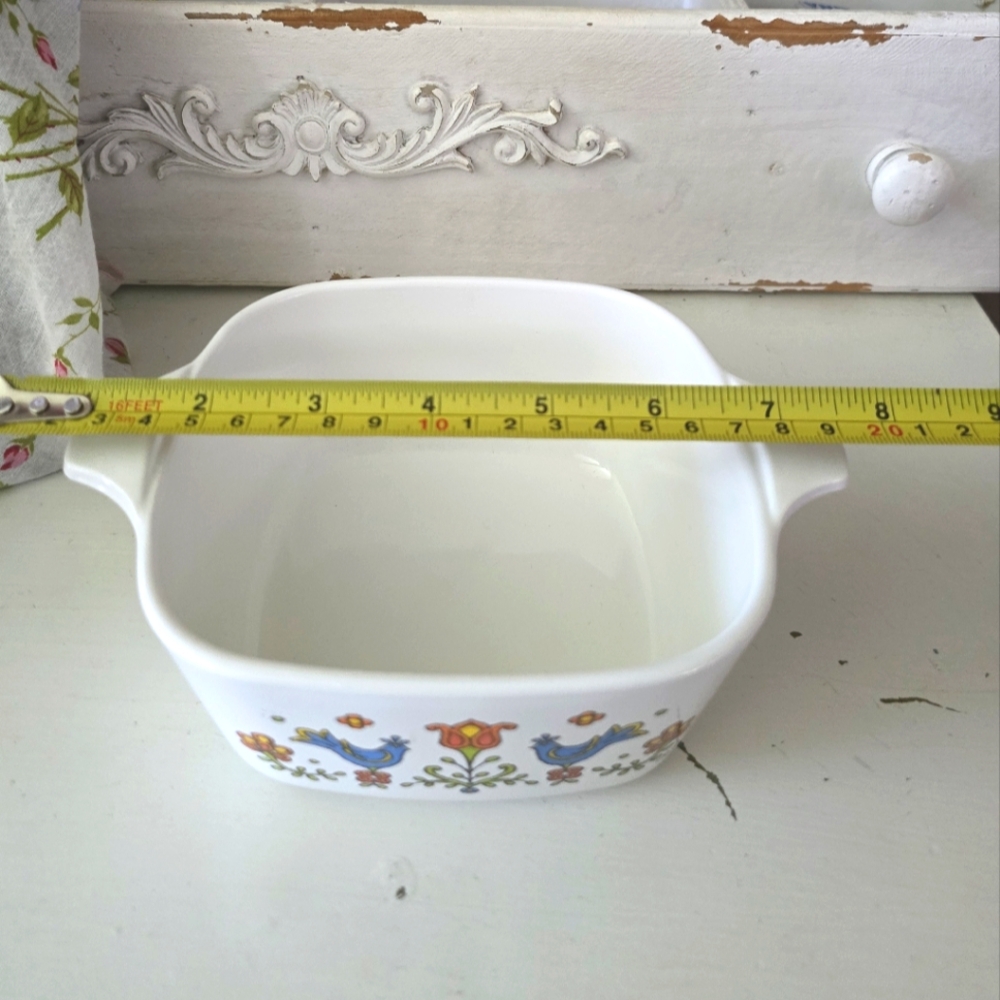 Vtg Corningware Country Festival Casserole - Picture 2 of 2